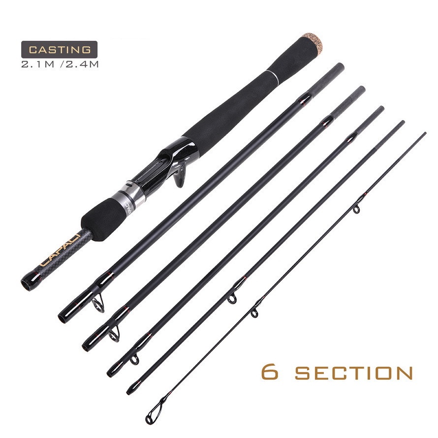 G061 2.1/2.4 M thẳng tay cầm cá vược câu cá cần câu