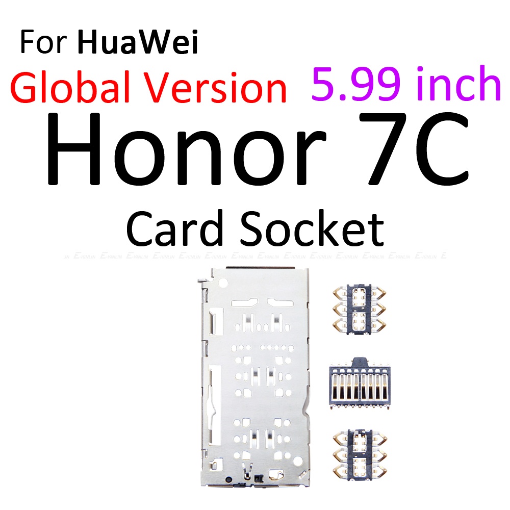 Khay Đựng Thẻ Sim Cho HuaWei Honor 7C Pro 5.7 5.99 inch