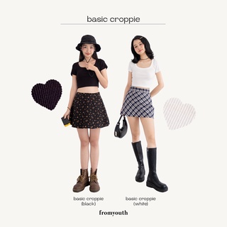 Áo croptop thun gân Fromyouth - Basic Croppie