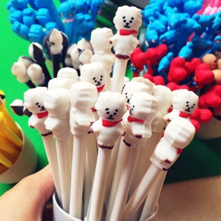 Bút nước đen - tím BT21 (BTS)