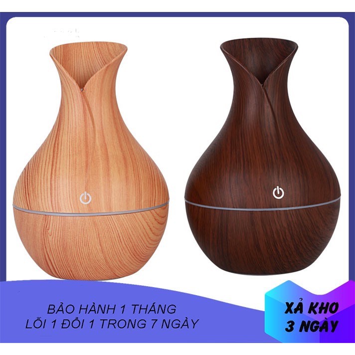 Mẫu 2020- Máy xông tinh dầu, khuêch tán tạo độ ẩm thế hệ mới, đèn led 7 màu _Aroma Diffuser KhanhLinhStore