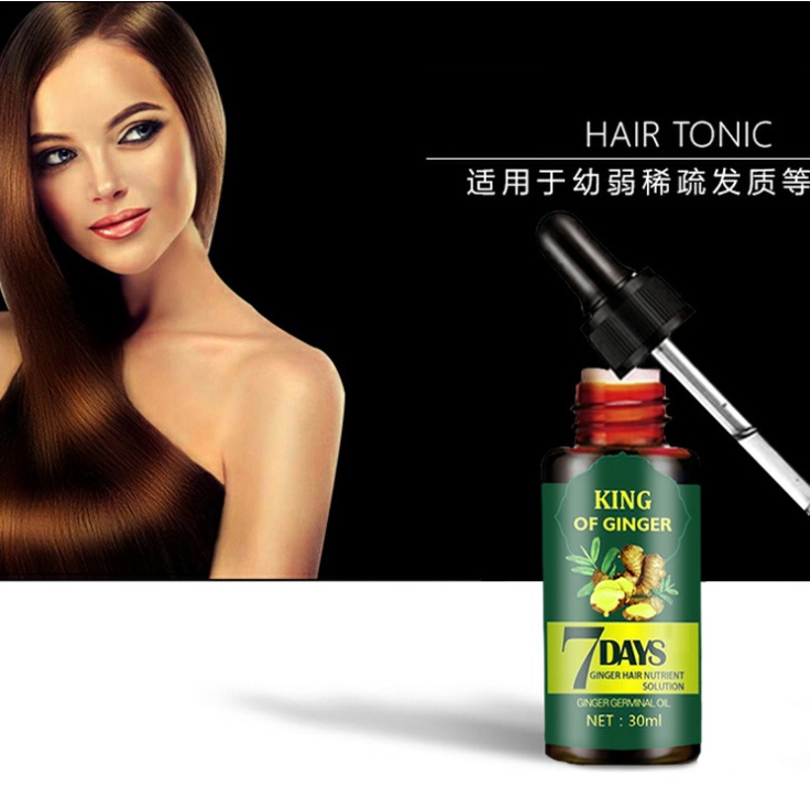 Tinh dầu gừng KING OF GINGER 30ml - GIÚP LÀM MỌC TÓC, HẾT RỤNG TÓC VÀ LÀM DÀI, MƯỢT TOC