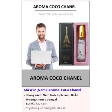 Tinh Dầu Nước Hoa Pháp Aroma Perfume Dạng Lăn 12ml, Thơm Dịu, Sang Trọng, Chính Hãng Pháp