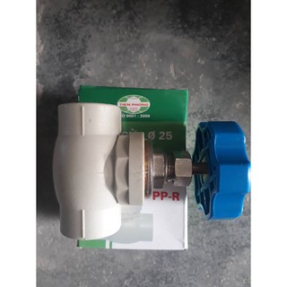 Van cửa mở 100% PPR hàn nhiệt(phi 25)