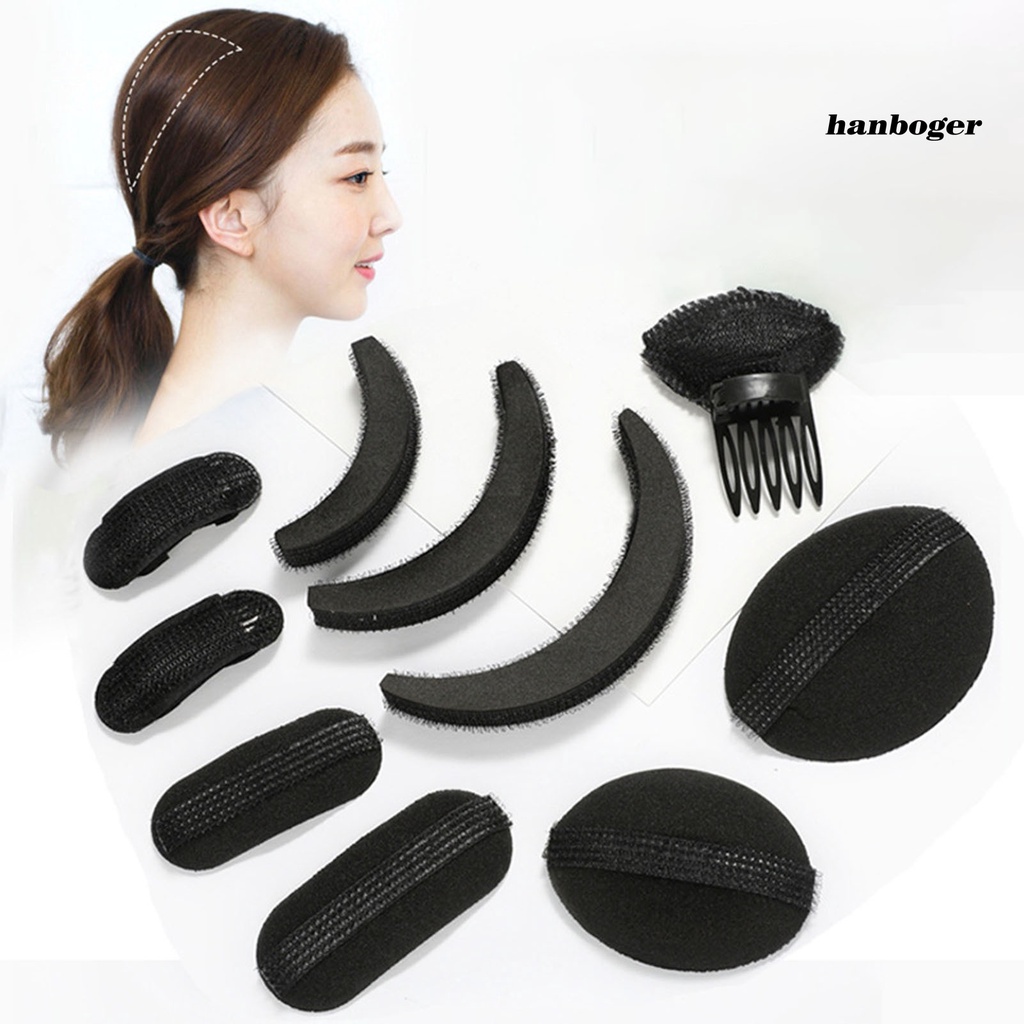 Mút Xốp Không Đường May Kẹp Tóc Tạo Kiểu Tiện Lợi