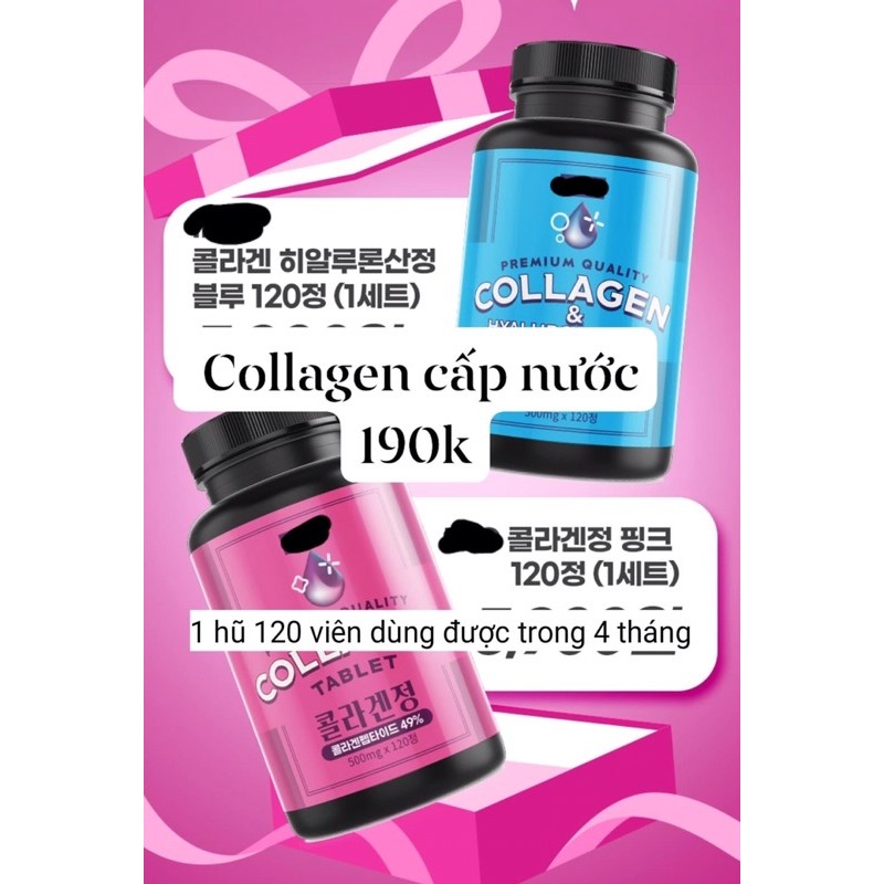 Cấp nước  Premium  hũ 120 viên