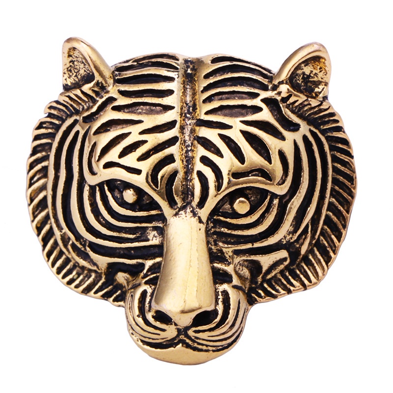 EFAN Bán Chạy Trâm Cài Áo Hình Chú Hổ Hoàng Đạo Năm Mới Của Trung Quốc Cổ Điển Cho Nam Giới