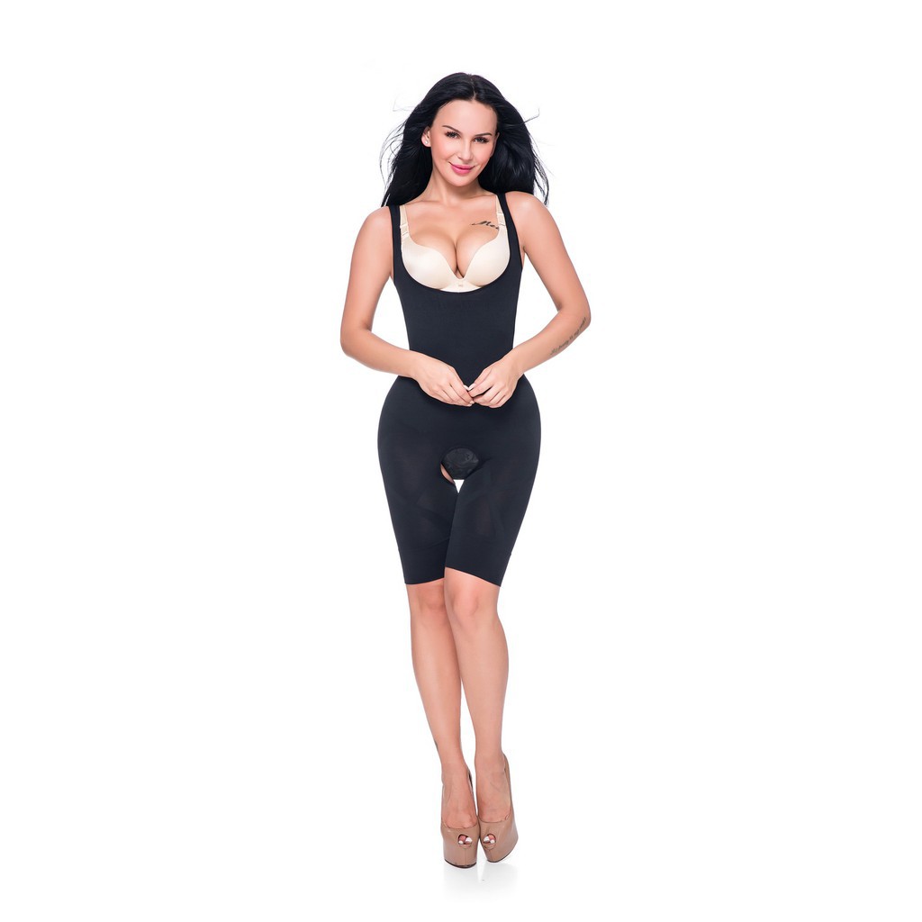 Bộ bodysuit định hình dáng thon dài ngang đùi | BigBuy360 - bigbuy360.vn