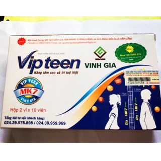 Vipteen - tăng chiều cao cho trẻ từ 10 tuổi