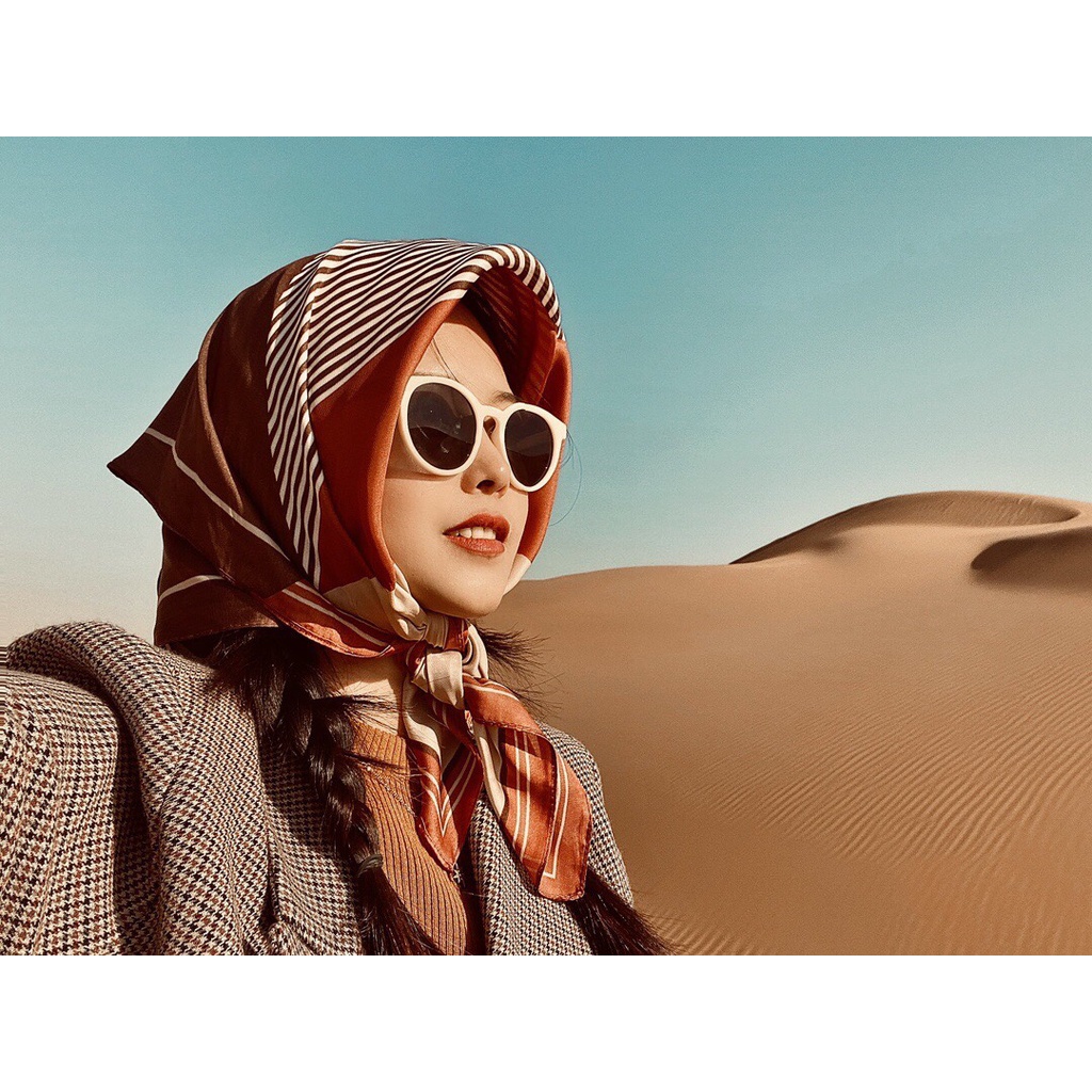 Khăn Chiffon thiết kế kích thước 70*70