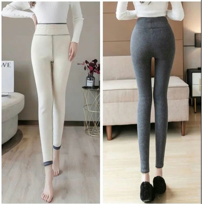 Quần Legging Nhung Lông Cừu Dày Lưng Cao Thời Trang Thu Đông Hàng Mới 2022 AT1004