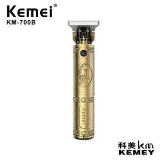 𝐅𝐑𝐄𝐄 𝐒𝐇𝐈𝐏Tăng đơ_Tông đơ cắt tóc chấn viền cao cấp Kemei-700B, pin khủng 1200mah sạc điện