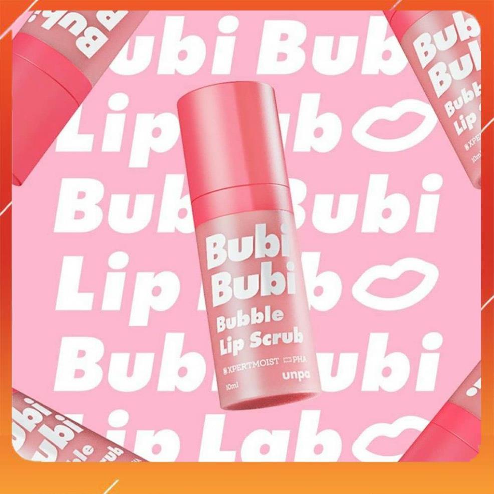 [CHÍNH HÃNG] Tẩy Da Chết Môi Sủi Bọt Bubi Bubi Bubble Lip Scrub (chính hãng)