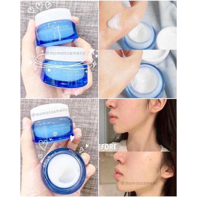 [Mã SKAMLTSM9 giảm 10% đơn 99K] Kem dưỡng cấp nước Laneige Water Bank Hydro Cream EX