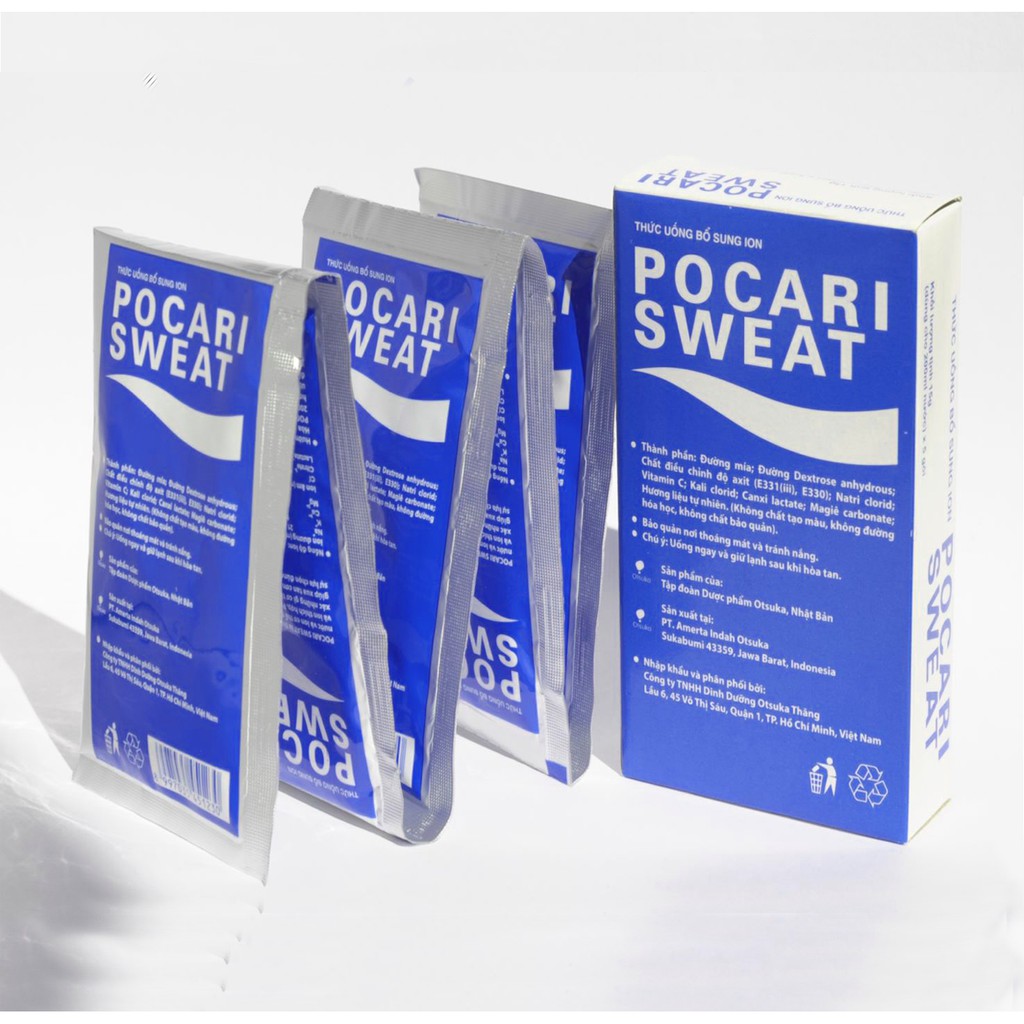 Bột Pocari Sweat Hộp 15g x 5gói - Thức uống bổ sung ion | BigBuy360 - bigbuy360.vn