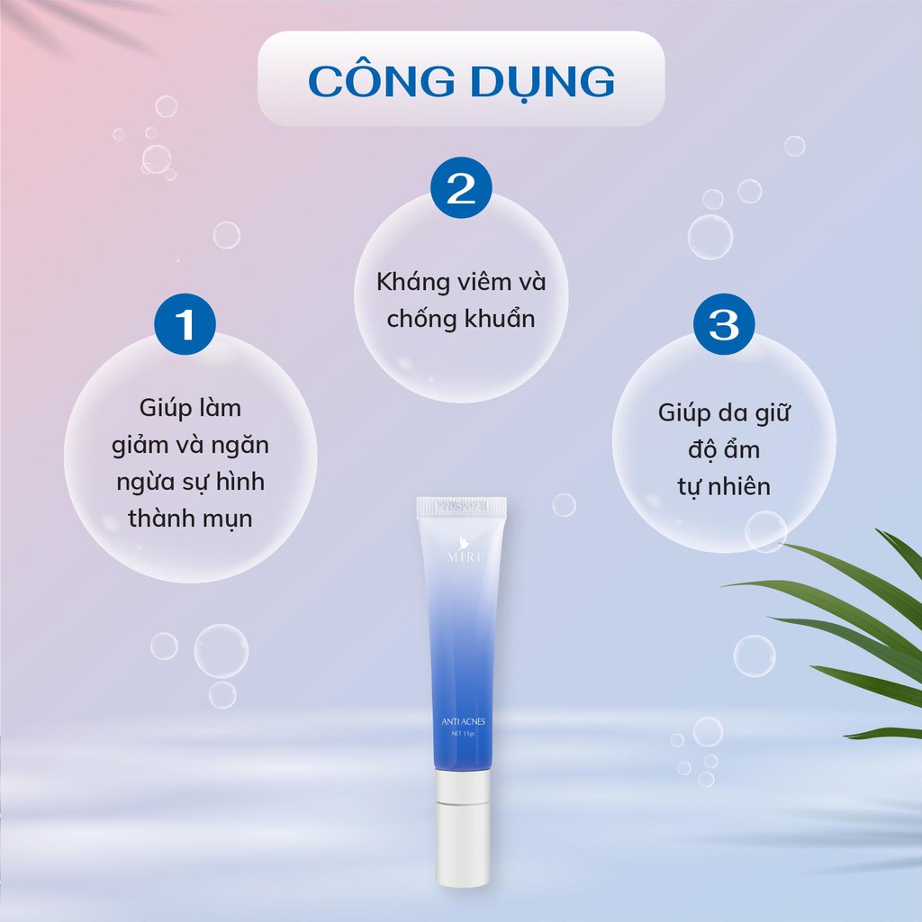 Kem chấm mụn Miri Anti Acnes 15gr