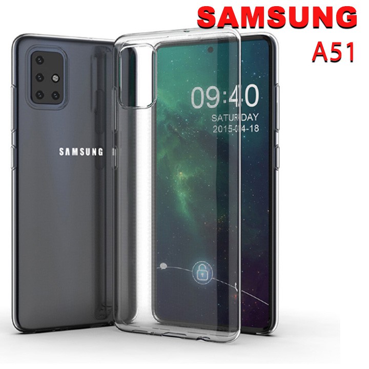 Ốp lưng dẻo silicon trong suốt Samsung A51