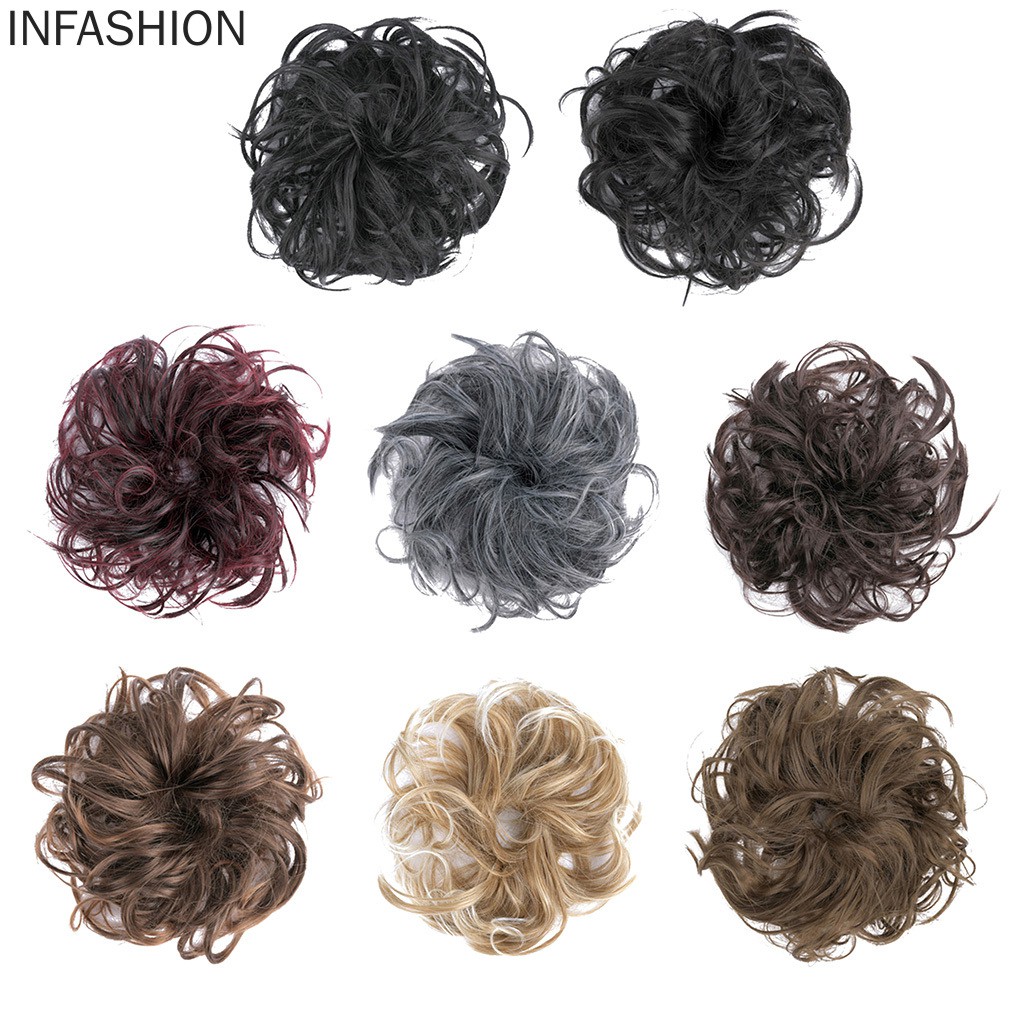 Tóc Giả Kiểu Cột Đuôi Ngựa Xoăn Gợn Sóng