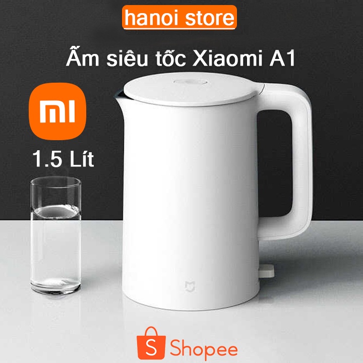 Ấm siêu tốc Xiaomi A1 inox 304 dung tích 1.5l 1800w hàng chính hãng