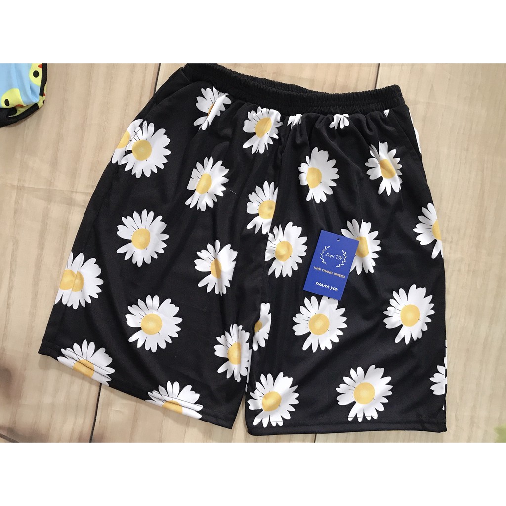 Quần Short Lửng Cartoon Thú Unisex (Nhiều mẫu)-Lapi VN ,FREESIZE đến 70kg,