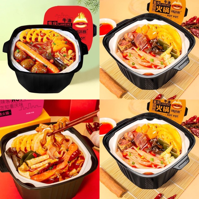 Lẩu tự sôi Trùng Khánh hộp to