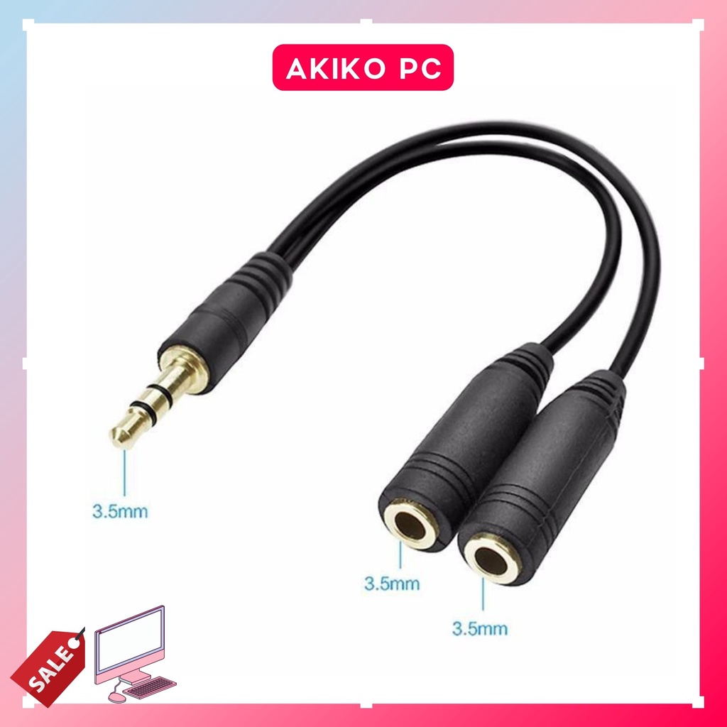 Dây chia loa 1 ra 2 Dây gộp loa 2 vào 1 chất lượng cao AKIKO