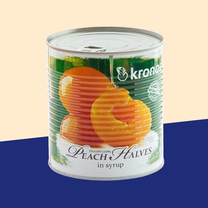 Đào ngâm Kronos 820g