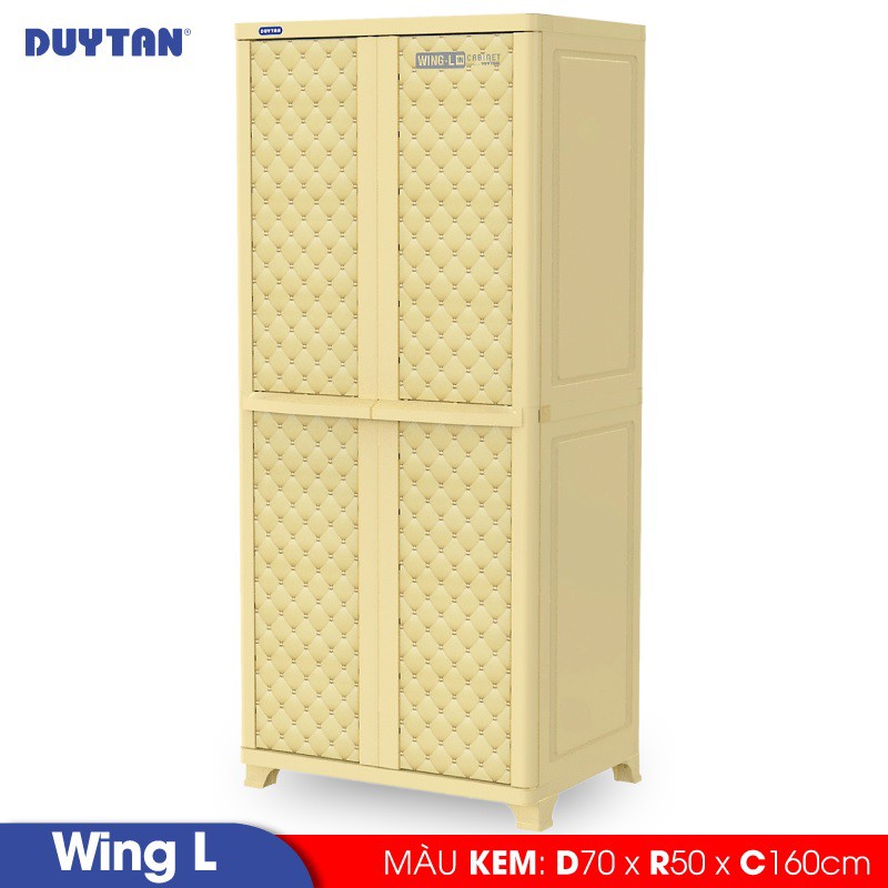 Tủ Nhựa Duy Tân Wing L 2 cửa 01231 (Nhiều Màu)