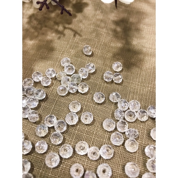 100 Viên Đá Pha Lê Làm Trang Sức , Trang Trí kết áo size 4mm