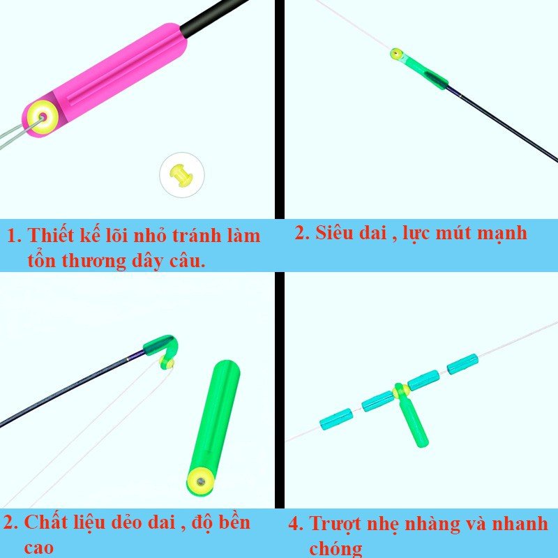Chân Cắm Phao Câu Đài Silicon Cao Cấp