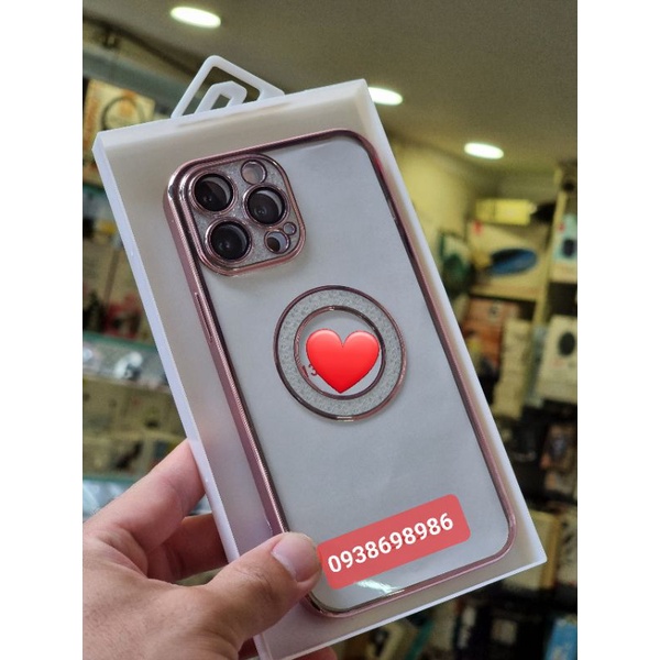 Ốp lưng KF đính đá họa tiết cho iphone 13 , 13 pro , 13 pro max full box sang chảnh