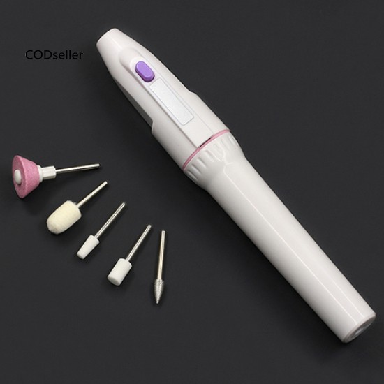 Bộ máy mài móng bằng điện có 5 đầu mài thay đổi chuyên dụng cho salon