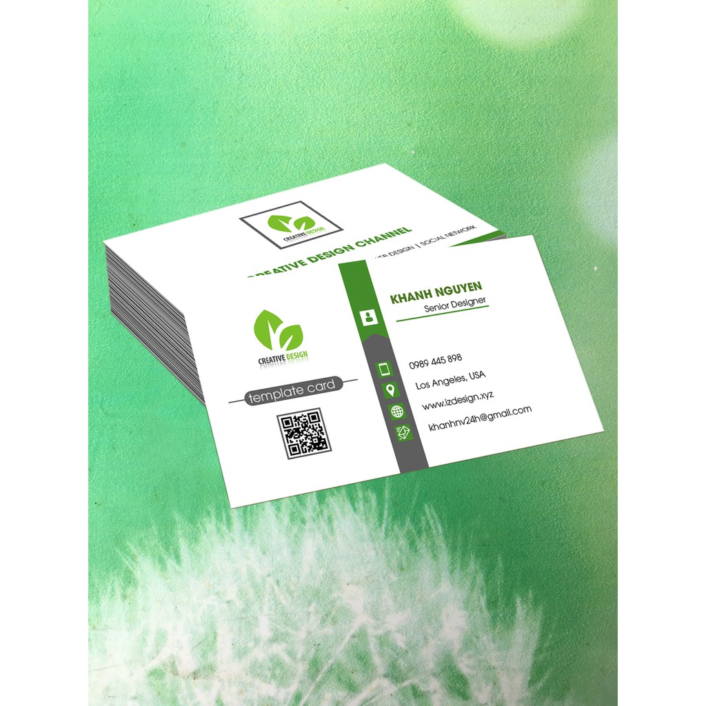 10 hộp (1000)c danh thiếp in theo yêu cầu