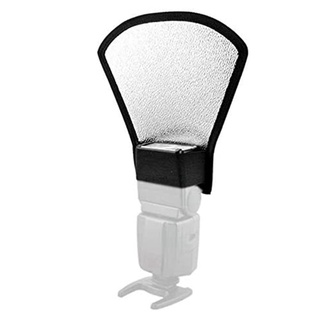 Camera Flash Diffuser Softbox Sier and White Flash Light Reflector for Reflector Photography Studio Accessories