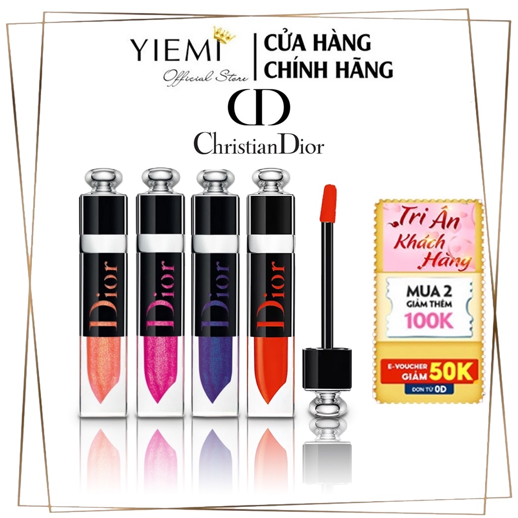 Son Dưỡng Có Màu Dior Addict Lacquer Plump - Son có độ bóng nhẹ nhàng, giàu dưỡng chất, bền màu “khủng”