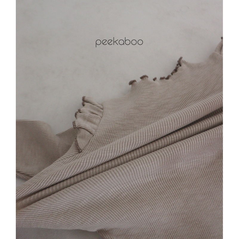 (Chính hãng) Bộ rời dài tay cánh tiên cotton gân thu đông Sharon PEEKABOO made in Korea bé gái bánh bèo BABY KOREA