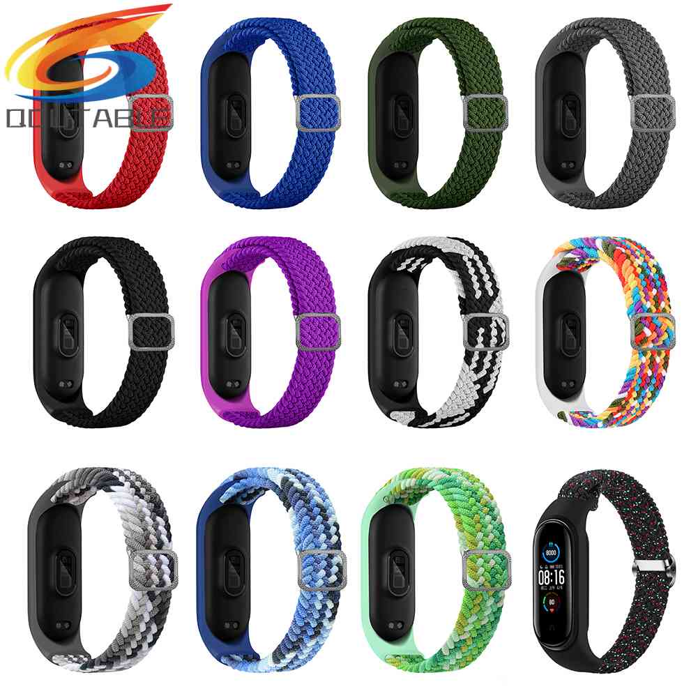 Dây Đeo Nylon Cho Đồng Hồ Thông Minh Xiaomi Mi Band 7 NFC 6 5