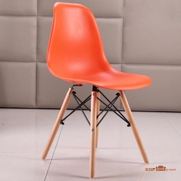 Ghế nhựa chân gỗ nhập khẩu EAMES Đủ Màu | BigBuy360 - bigbuy360.vn