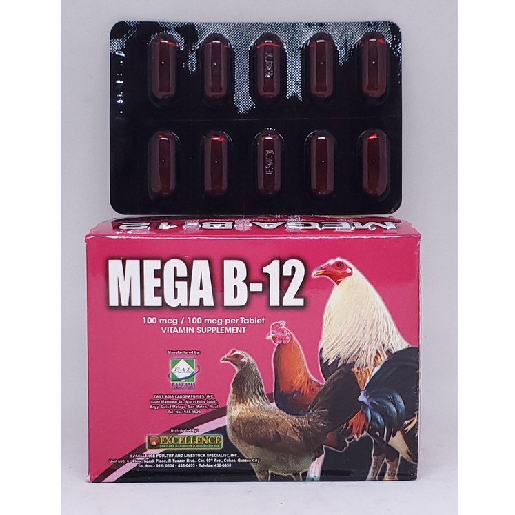 MEGA B12 TH.UỐC NUÔI GÀ ĐÁ 1 HỘP