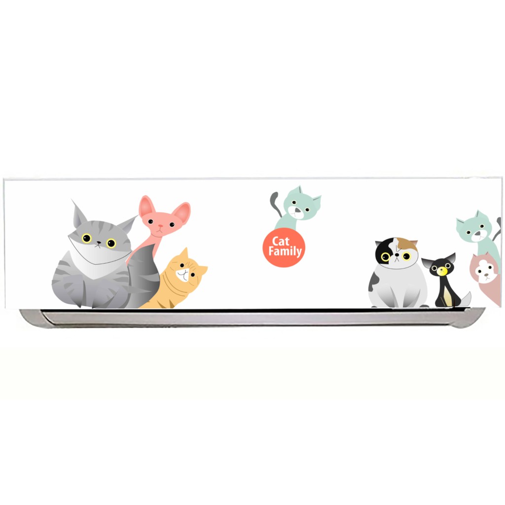 decal dán máy lạnh chất liệu chống thấm cao cấp