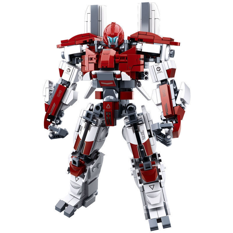 Genuine Luban Pacific Rim Mech Building Blocks Compatible With LEGO Retaliation Rangers Mech Assembly ModelQ