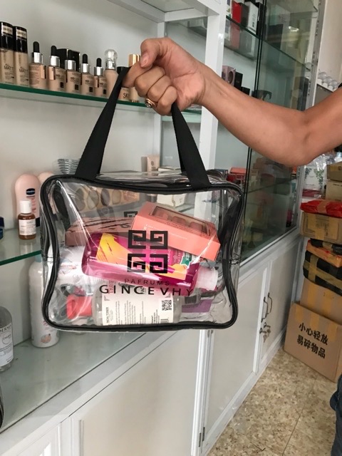 Set 3 túi nhựa trong đựng đồ đa năng loại dầy ( có ảnh chụp thật )