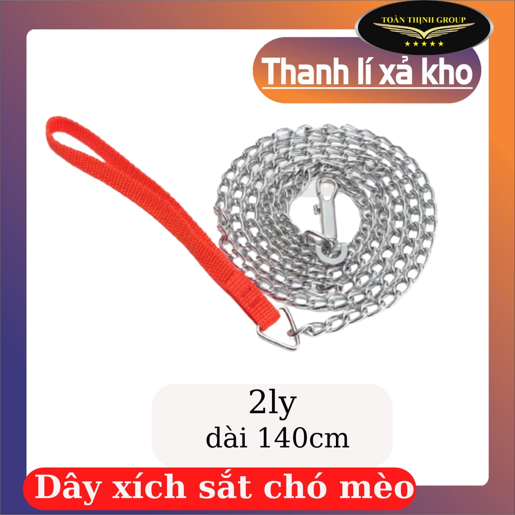 Dây Xích Chó Mèo Chất Liệu Sắt Đảm Bảo Chất Lượng, Chắc Chắn
