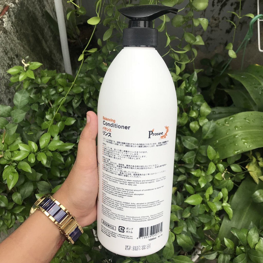 Prosee-Taiwan⛱ Dầu xả dành cho tóc gàu chống dầu, chống rụng tóc Prosee Balancing Conditioner AC14 1000ml