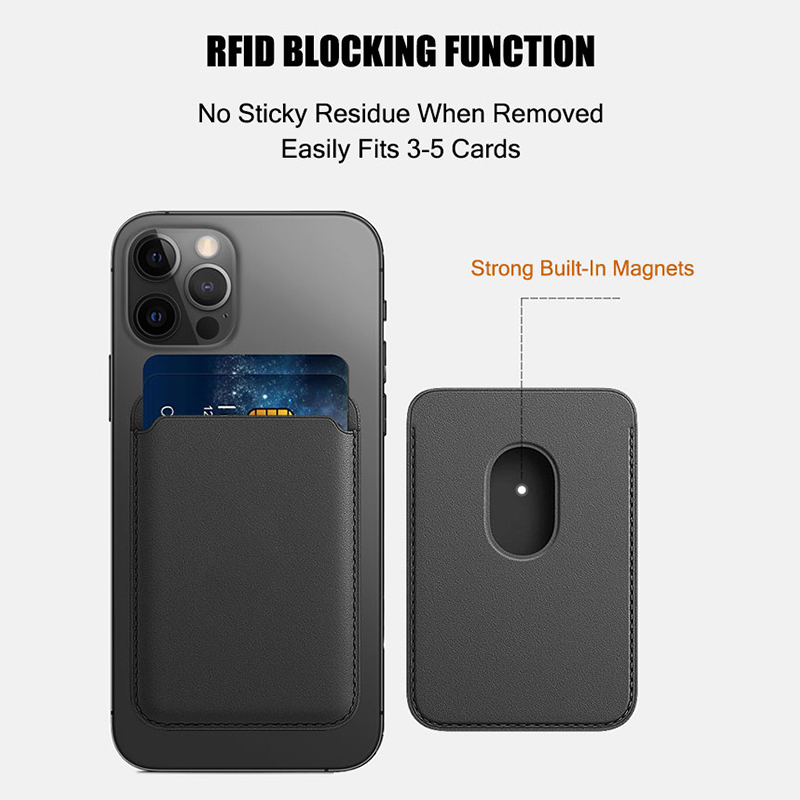 Ốp điện thoại bằng da gắn ví đựng thẻ nắp từ tính sang trọng dành cho iPhone 13 12/12 Pro Max