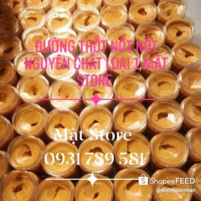 1KG (HŨ) ĐƯỜNG THỐT NỐT NGUYÊN CHẤT MẬT STORE MỀM DẺO LOẠI I