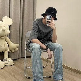 Quần Jean Dài Ống Rộng Phối Khóa Kéo Thời Trang Mùa Hè Cho Nam