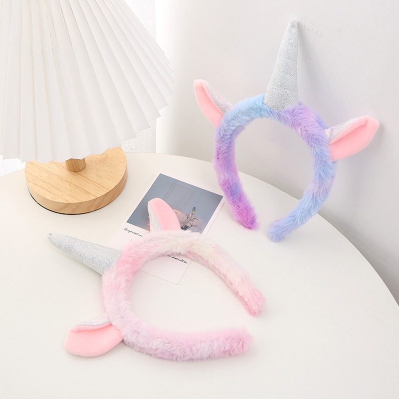 Băng Đô Cài Tóc Hình Sừng Kỳ Lân Cho Nữ