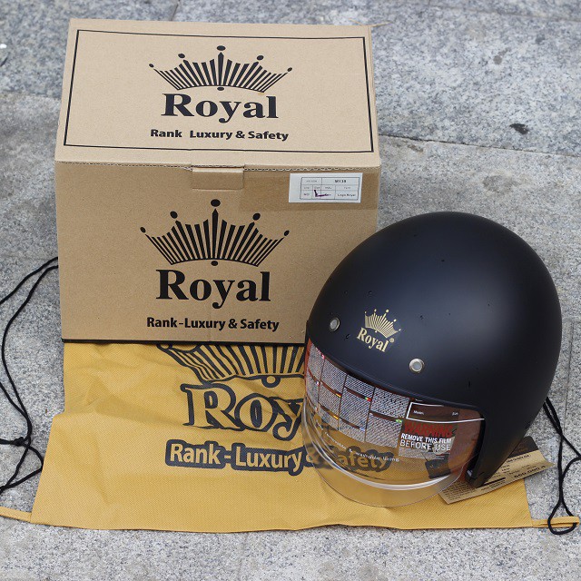 Mũ Bảo Hiểm Royal M139 Kính Âm, nón bảo hiểm 3/4 cao cấp nhất của Royal Helmets