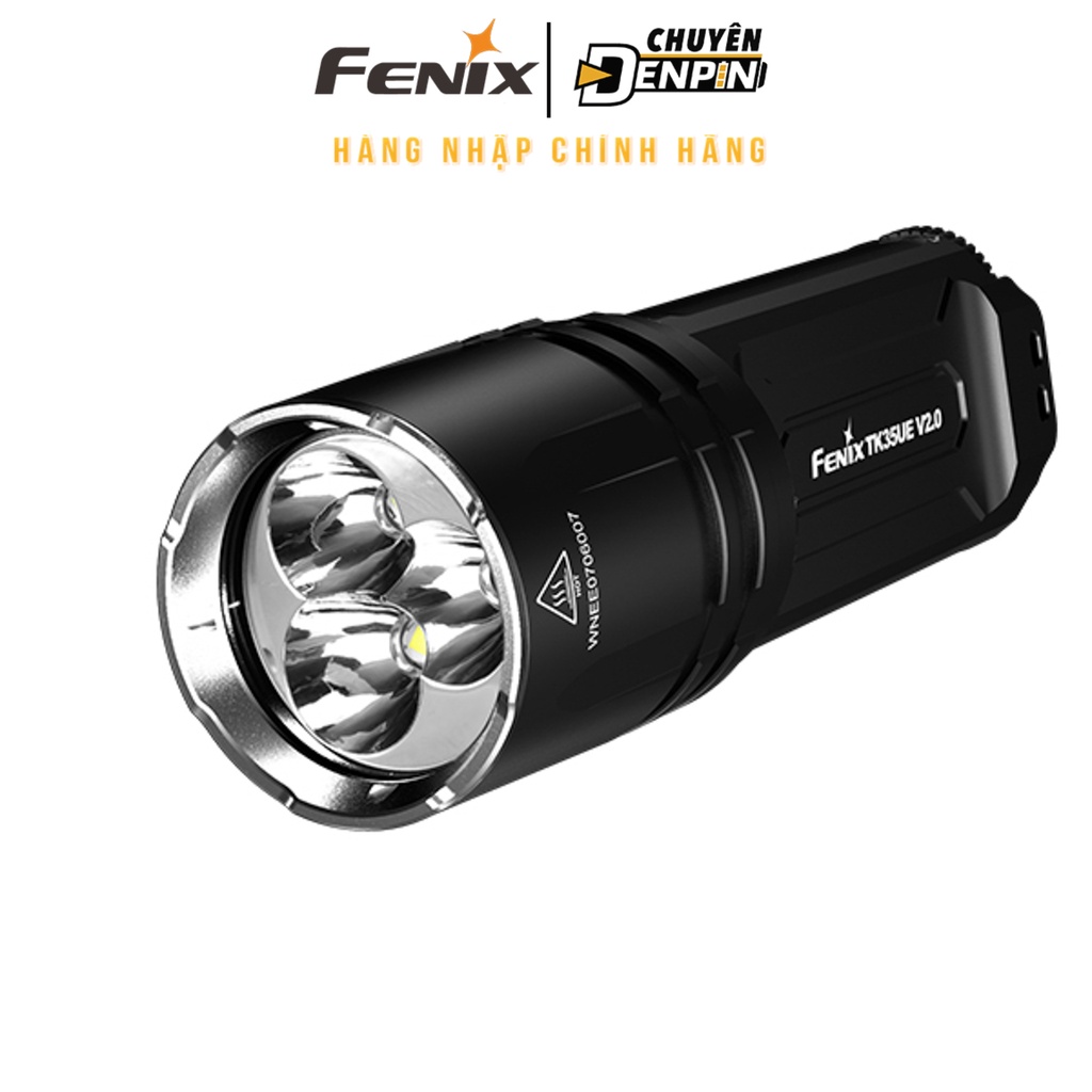 Đèn Pin đặc chủng Fenix TK35UE V2.0 công suất lớn 5000 lumens, chiếu xa 400 m, công tắc kép.